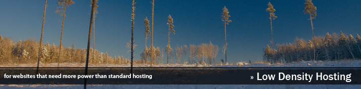 Low Density Hosting Plans